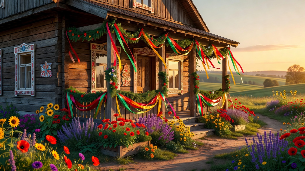 Casa tradicional decorada