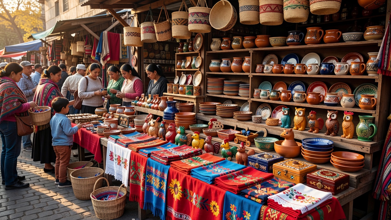 Mercado de artesanía popular